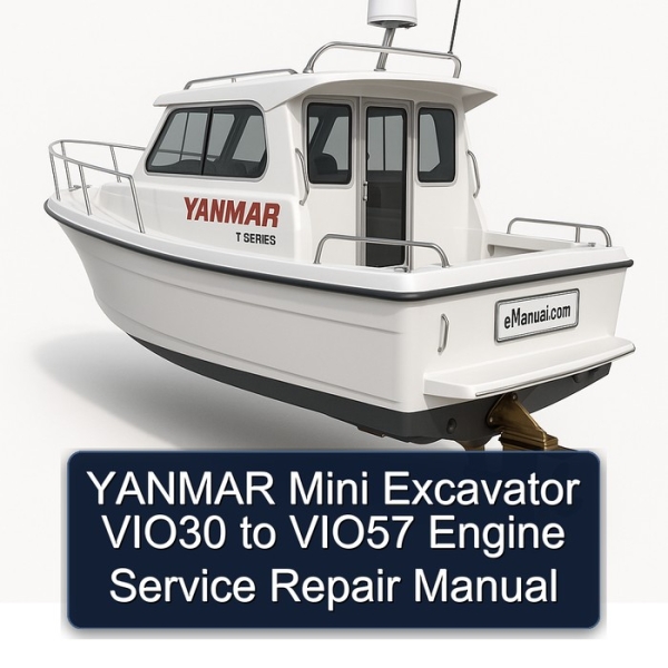 YANMAR Mini Excavator VIO30 to VIO57 Engine Service Repair Manual