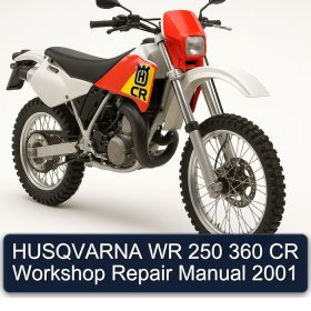 HUSQVARNA WR 250 360 CR Workshop Repair Manual 2001