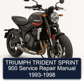 TRIUMPH TRIDENT SPRINT 900 Service Repair Manual 1993-1998