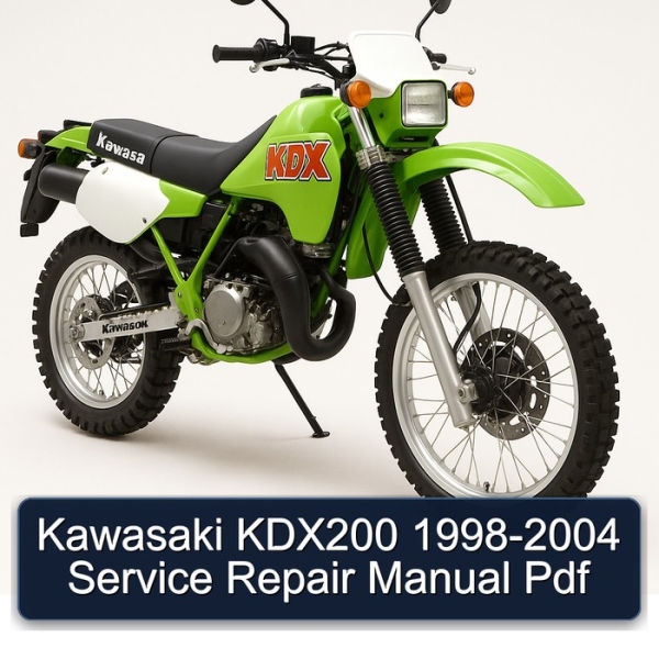 Kawasaki KDX200 1998-2004 Service Repair Manual Pdf
