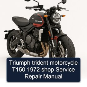 Triumph trident motorcycle T150 1972 shop Service Repair Manual