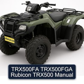 TRX500FA TRX500FGA Rubicon TRX500 Manual