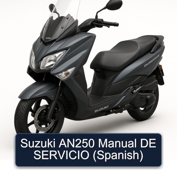 Suzuki AN250 Manual DE SERVICIO (Spanish)