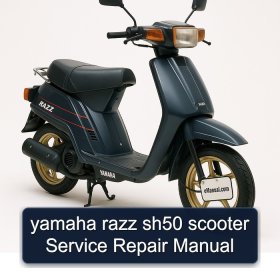 yamaha razz sh50 scooter Service Repair Manual