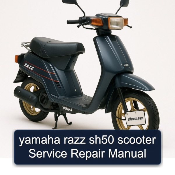 yamaha razz sh50 scooter Service Repair Manual
