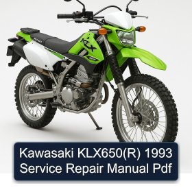 Kawasaki KLX650(R) 1993 Service Repair Manual Pdf