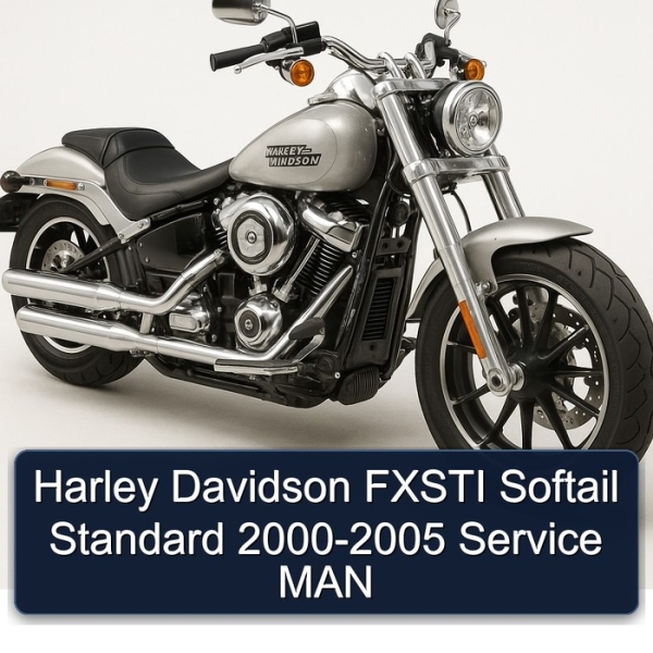 Harley Davidson FXSTI Softail Standard 2000-2005 Service MAN