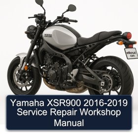 Yamaha XSR900 2016-2019 Service Repair Workshop Manual