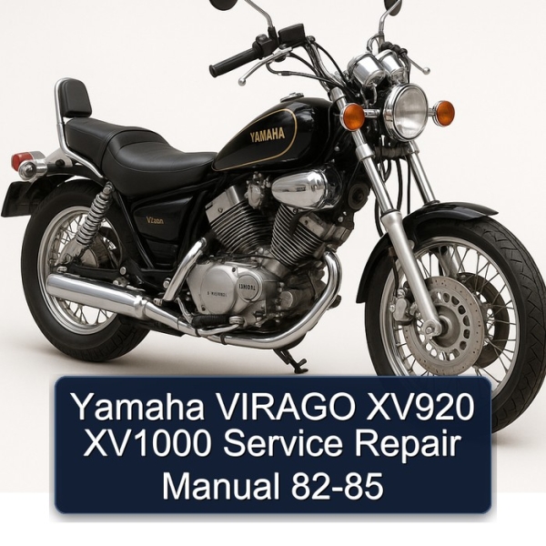 Yamaha VIRAGO XV920 XV1000 Service Repair Manual 82-85