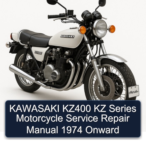 KAWASAKI KZ400 KZ Series Motorcycle Service Repair Manual 1974 Onward