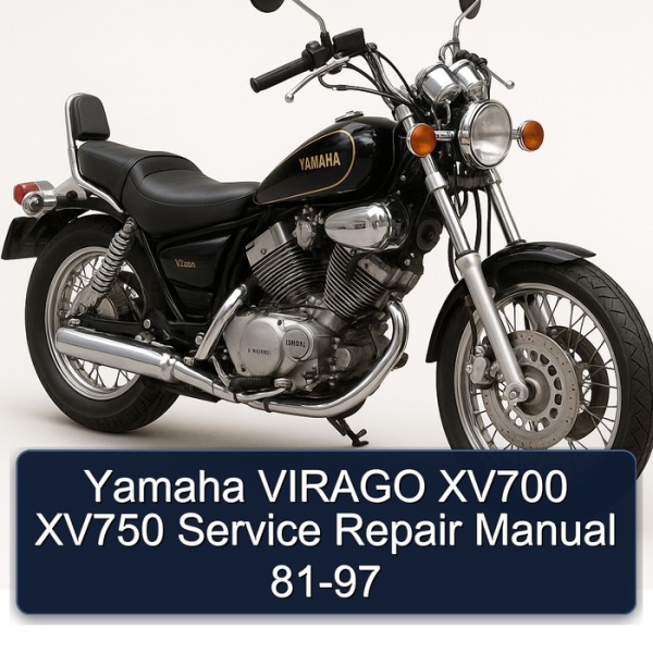Yamaha VIRAGO XV700 XV750 Service Repair Manual 81-97