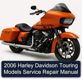 2006 Harley Davidson Touring Models Service Repair Manual