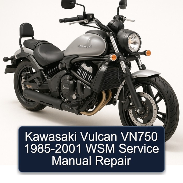 Kawasaki Vulcan VN750 1985-2001 WSM Service Manual Repair