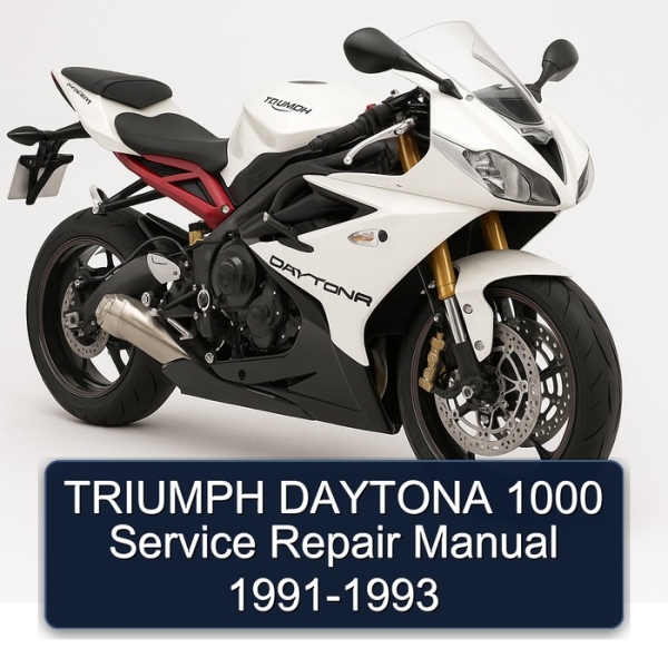 TRIUMPH DAYTONA 1000 Service Repair Manual 1991-1993