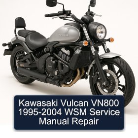 Kawasaki Vulcan VN800 1995-2004 WSM Service Manual Repair