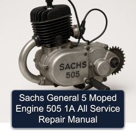 Sachs General 5 Moped Engine 505 1A All Service Repair Manual
