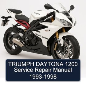 TRIUMPH DAYTONA 1200 Service Repair Manual 1993-1998