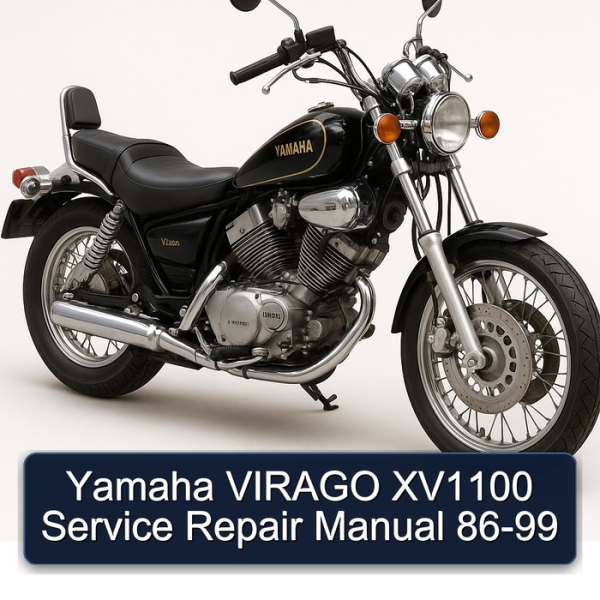 Yamaha VIRAGO XV1100 Service Repair Manual 86-99