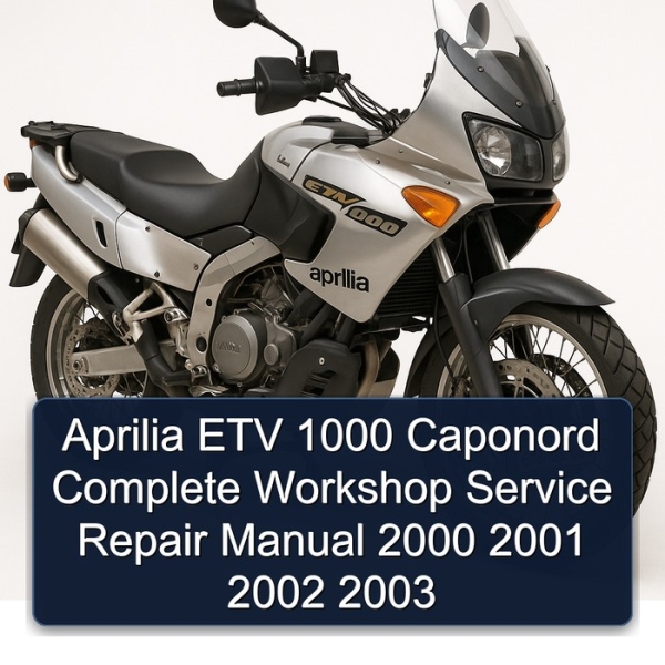 Aprilia ETV 1000 Caponord Complete Workshop Service Repair Manual 2000 2001 2002 2003