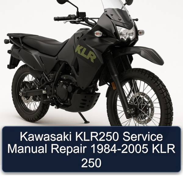 Kawasaki KLR250 Service Manual Repair 1984-2005 KLR 250