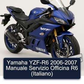 Yamaha YZF-R6 2006-2007 Manuale Servizio Officina R6 (Italiano)