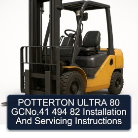 POTTERTON ULTRA 80 GCNo.41 494 82 Installation And Servicing Instructions