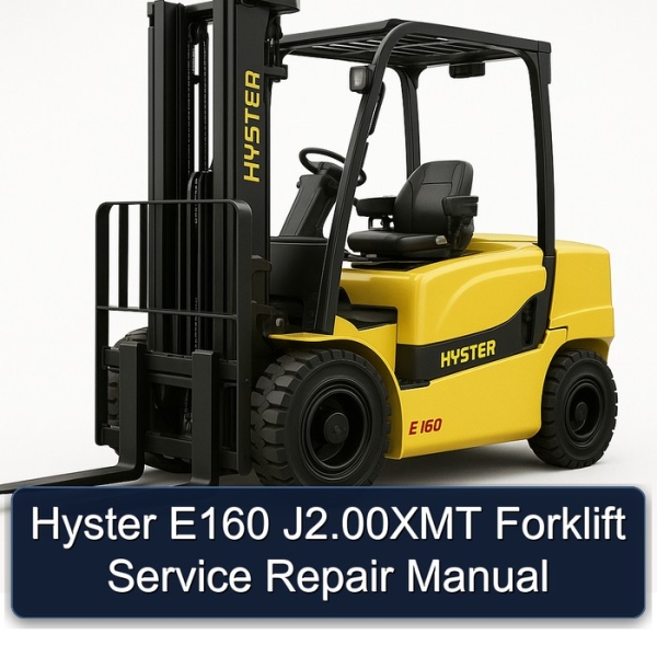 Hyster E160 J2.00XMT Forklift Service Repair Manual