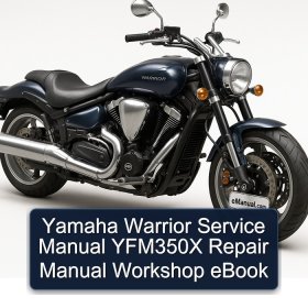 Yamaha Warrior Service Manual YFM350X Repair Manual Workshop eBook