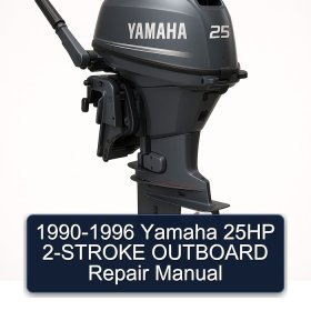 1990-1996 Yamaha 25HP 2-STROKE OUTBOARD Repair Manual