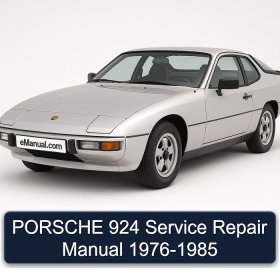 PORSCHE 924 Service Repair Manual 1976-1985