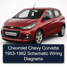 Chevrolet Chevy Corvette 1953-1982 Schematic Wiring Diagrams