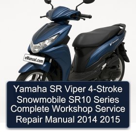 Yamaha SR Viper 4-Stroke Snowmobile SR10 Series Complete Workshop Service Repair Manual 2014 2015