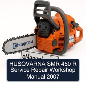 HUSQVARNA SMR 450 R Service Repair Workshop Manual 2007