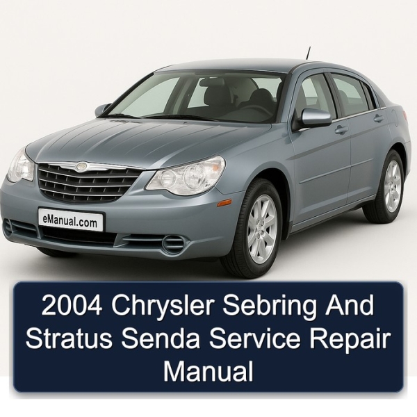 2004 Chrysler Sebring And Stratus Senda Service Repair Manual