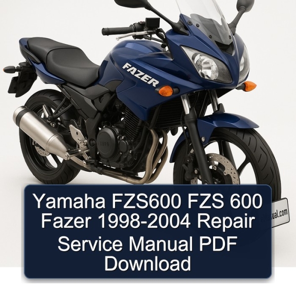 Yamaha FZS600 FZS 600 Fazer 1998-2004 Repair Service Manual PDF Download
