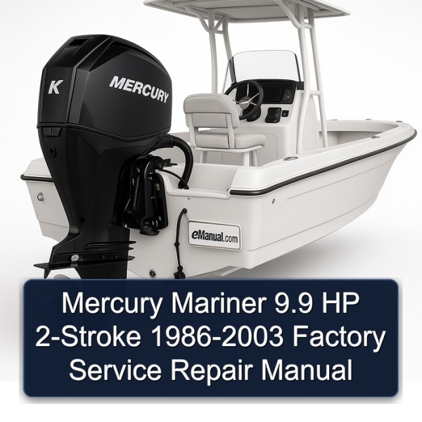 Mercury Mariner 9.9 HP 2-Stroke 1986-2003 Factory Service Repair Manual