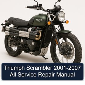 Triumph Scrambler 2001-2007 All Service Repair Manual
