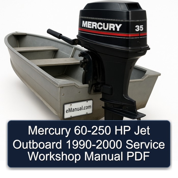 Mercury 60-250 HP Jet Outboard 1990-2000 Service Workshop Manual PDF
