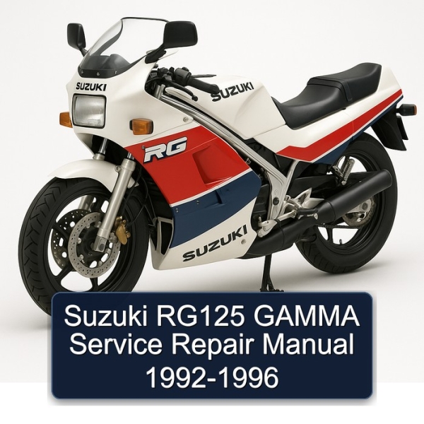 Suzuki RG125 GAMMA Service Repair Manual 1992-1996