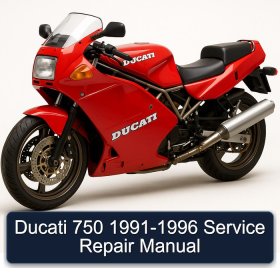 Ducati 750 1991-1996 Service Repair Manual