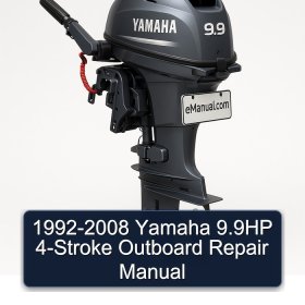 1992-2008 Yamaha 9.9HP 4-Stroke Outboard Repair Manual
