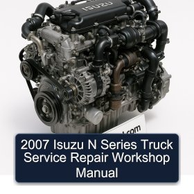 2007 Isuzu N Series Truck Service Repair Workshop Manual