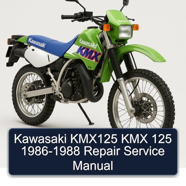Kawasaki KMX125 KMX 125 1986-1988 Repair Service Manual