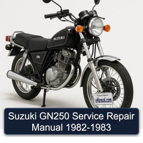 Suzuki GN250 Service Repair Manual 1982-1983