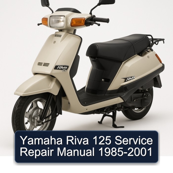 Yamaha Riva 125 Service Repair Manual 1985-2001