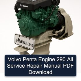 Volvo Penta Engine 290 All Service Repair Manual PDF Download