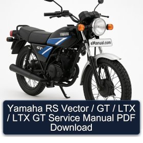 Yamaha RS Vector / GT / LTX / LTX GT Service Manual PDF Download