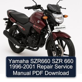 Yamaha SZR660 SZR 660 1996-2001 Repair Service Manual PDF Download