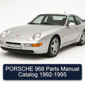 PORSCHE 968 Parts Manual Catalog 1992-1995
