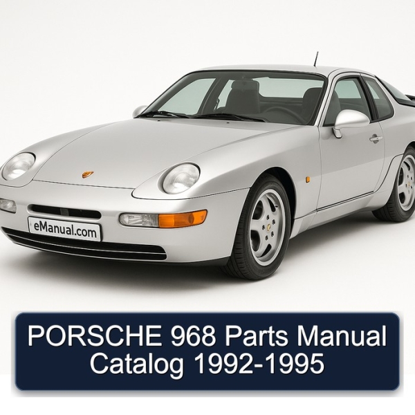 PORSCHE 968 Parts Manual Catalog 1992-1995